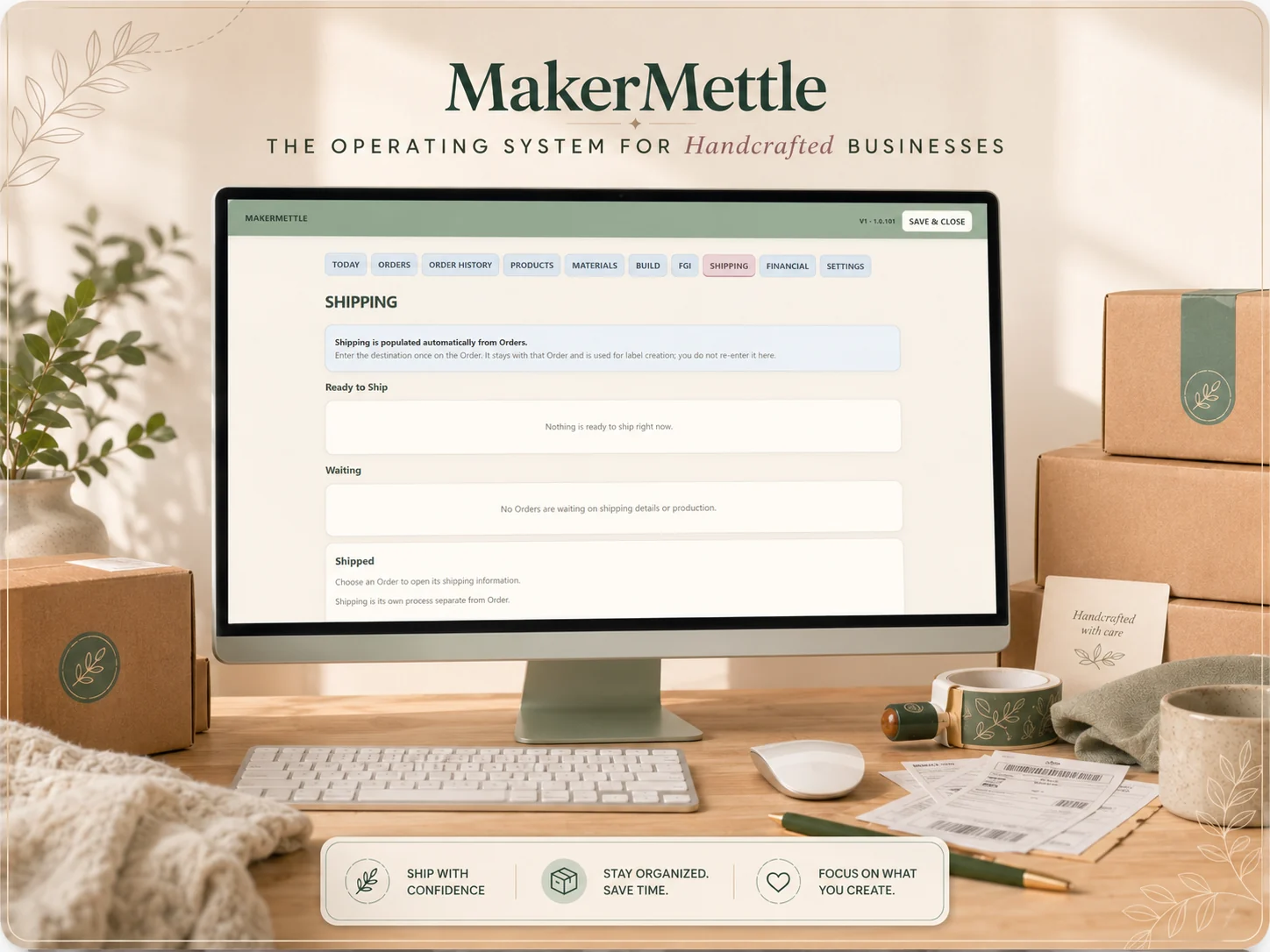 MakerMettle Shipping